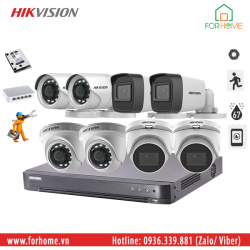Trọn bộ Camera Analog Hikvision 1.3MP Siêu Rẻ