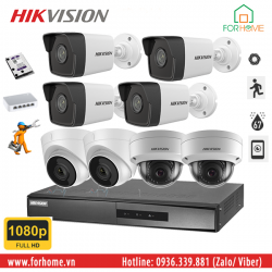 Trọn bộ Camera IP Hikvision 2MP Full HD 1080p